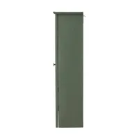 armoire rectangulaire en bois de sapin vert 85 x 100 cm tone - bloomingville