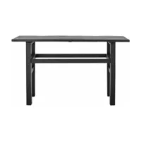 table console riber noir bois récupéré - bloomingville