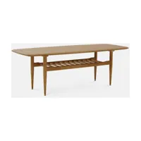 table basse rectangulaire en frêne foncé 47 cm fox - 366 concept