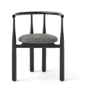 chaise avec accoudoirs en hêtre peint avec rembourrage bukowski - new works