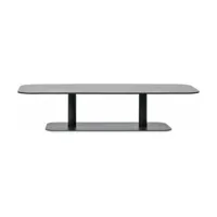 table basse en aluminium gris 129 x 45 cm kodo - vincent sheppard