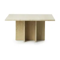 table basse en travertin 80 x 40 cm edge - normann copenhagen