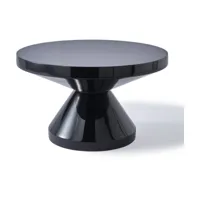 table basse laquée noir zig zag - pols potten