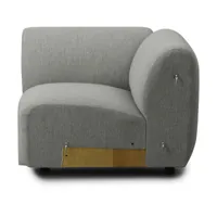 module angle de canapé gris swell modular sofa 150 - normann copenhagen