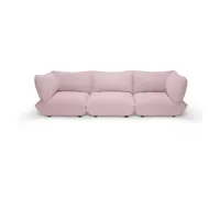 canapé en polyester rose 301 cm sumo - fatboy