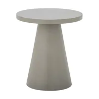 table d'appoint ray gris fiber cement - bloomingville