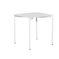 table de jardin carrée blanc 70x70cm fromme - petite friture