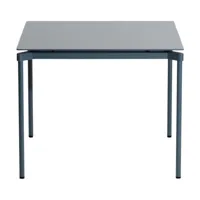 table de jardin carrée gris bleu 70x70cm fromme - petite friture