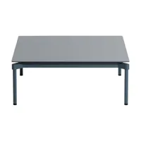 table basse de jardin carrée gris bleu 70x70cm fromme - petite friture