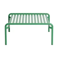 table basse de jardin en aluminium vert menthe 60x69cm week end - petite friture