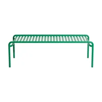 table basse de jardin en aluminium vert menthe 127x51cm week end - petite friture