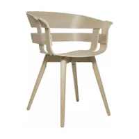 chaise en chêne naturel wick - design house stockholm