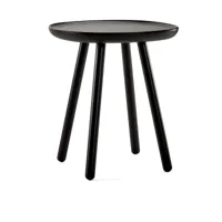 table d'appoint noire 45 cm naïve - emko