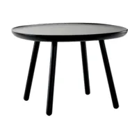 table basse noire 64 cm naïve - emko