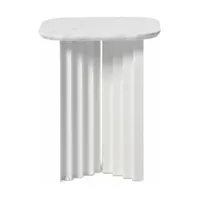table basse en marbre blanc small plec - rs barcelona