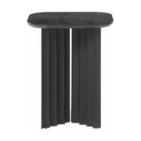 table basse en marbre noir small plec - rs barcelona