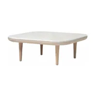 table basse en marbre blanc fly sc4 - &tradition