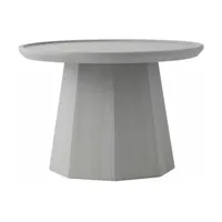table d'appoint en bois gris clair 65 cm pine gris clair - normann copenhagen