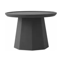 table d'appoint en bois gris foncé 65 cm pine foncé grey - normann copenhagen