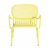 fauteuil de jardin jaune week-end - petite friture
