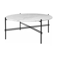 table basse en marbre blanc 80 cm ts - gubi