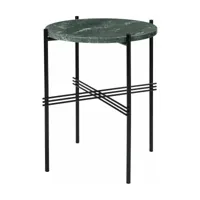 table d'appoint en marbre vert 40 cm ts - gubi