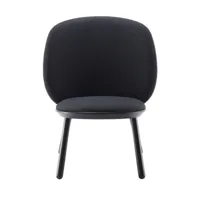 fauteuil en tissu noir naïve - emko