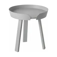table d'appoint gris clair 45 cm around - muuto