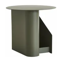 table d'appoint en métal vert 36x40cm sentrum - woud