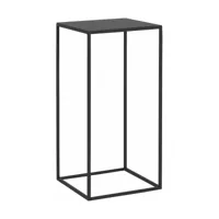 table d'appoint carrée noire en métal tensio - custom form