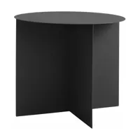 table basse ronde en métal noir oli - custom form