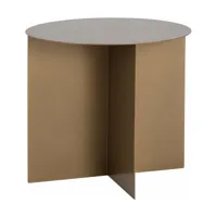 table basse ronde en métal gold oli - custom form