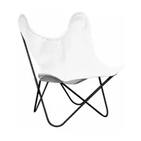 fauteuil pour enfant en tissu blanc sunbrella bb - airborne