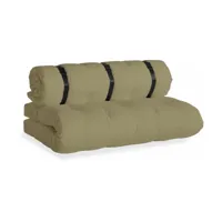futon canapé de jardin dépliable beige buckle-up - karup design