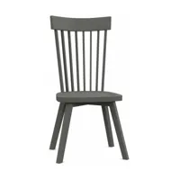 chaise laquée gris gray 21 - gervasoni