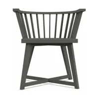 chaise laquée gris gray 24 - gervasoni