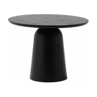table basse en acier noire turn table noir - normann copenhagen