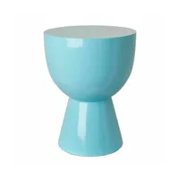 tabouret bleu laqué tip tap - pols potten