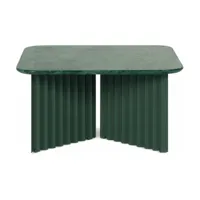 table basse verte en marbre medium plec - rs barcelona