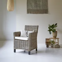 kubu - fauteuil en fibres végétales