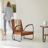 key wood - fauteuil en bois d'acacia massif