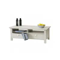 table basse cantabrie 2072 blanc - tous les meubles