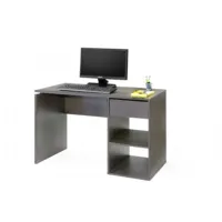 burgos 5012 bureau avec tiroir (largeur 120cm) wengé - tables d'ordinateur