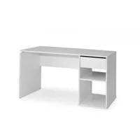burgos 5014 bureau avec tiroir (largeur 140cm) blanc - début