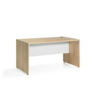 table de bureau jarama 9021 (largeur 140cm) chêne/blanc - les tables